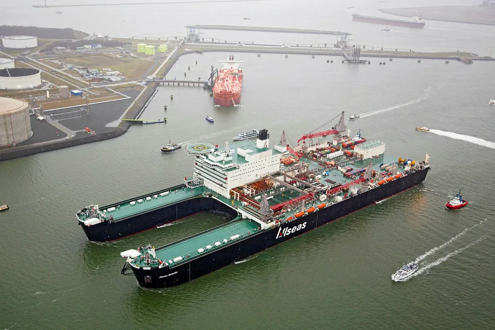 Allseas' 499,000-dwt offshore construction leviathan Pioneering Spirit (built 2014) // Photo: Allseas // July 2017