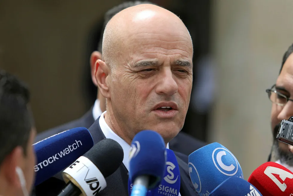 Balancing the risks: Eni chief executive Claudio Descalzi