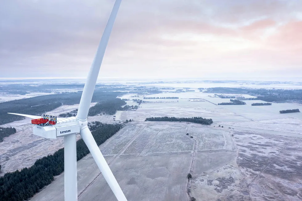 The first Vestas V236-15.0MW prototype.
