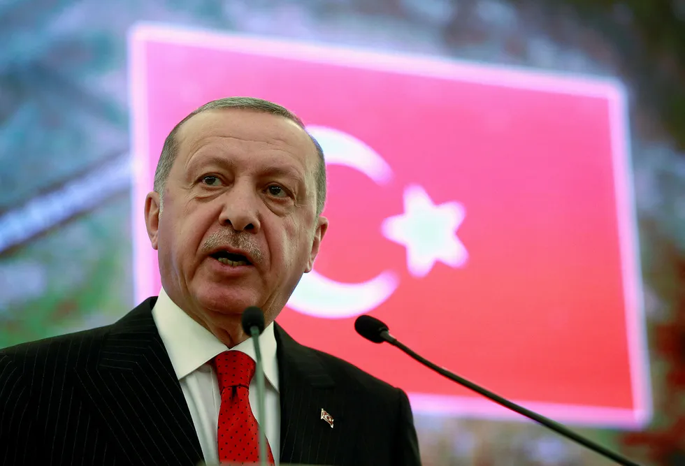 Turkish President Recep Tayyip Erdogan