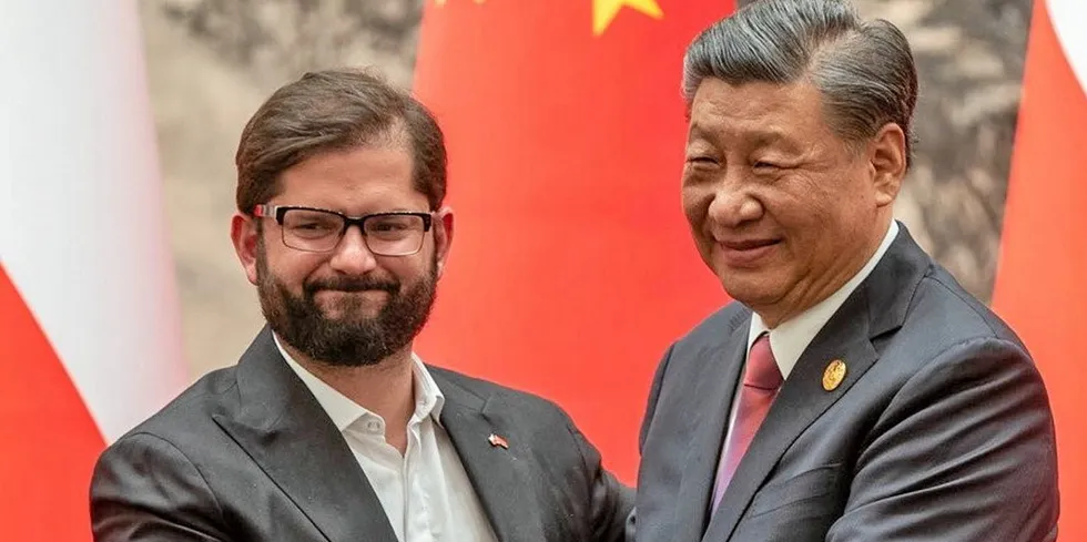 An agreement to allow fresh coho salmon access to the Chinese market was signed in the presence of Chinese leader Xi Jinping and Chilean President Gabriel Boric during a state visit to China.
