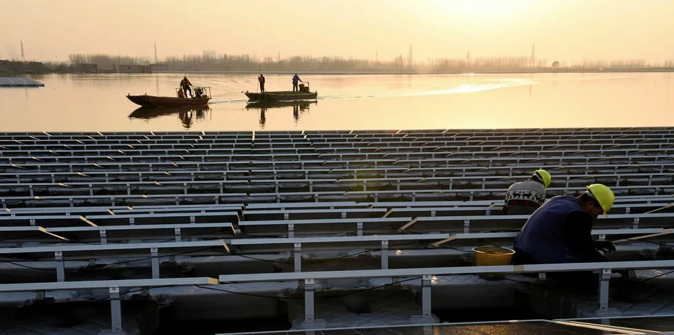 The Indian project would dwarf this plant in China's eastern Anhui province.