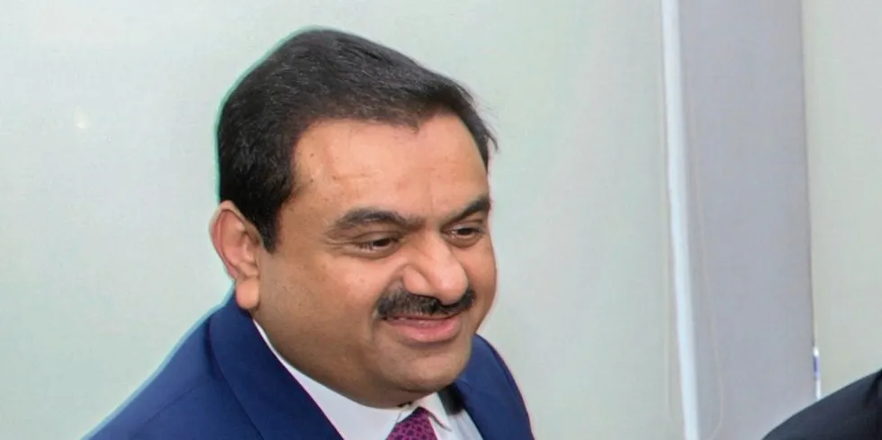 Indian billionaire Gautam Adani.