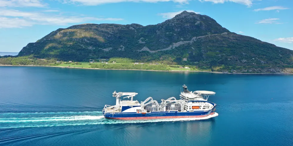 Prysmian's new cable laying vessel Leonardo da Vinci
