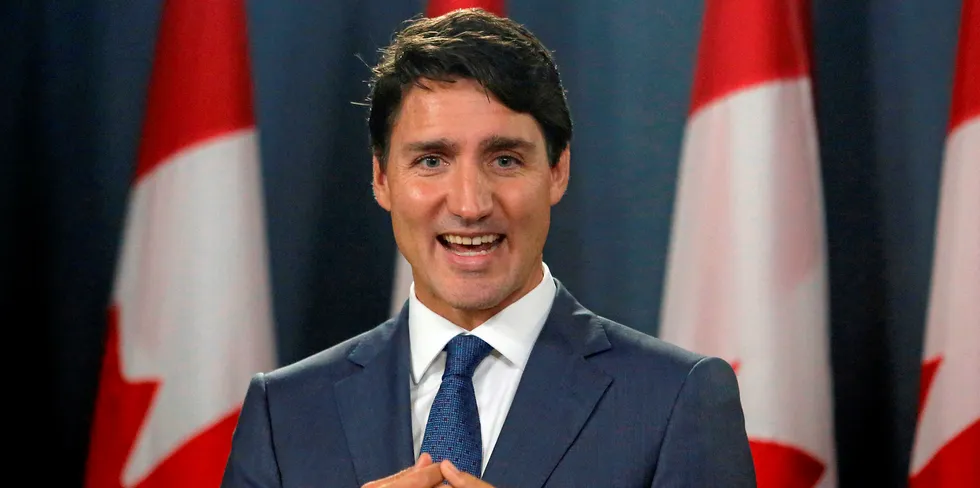Liberal leader and Canadian Prime Minister Justin Trudeau is taking the next steps in his quest to ban salmon farming in BC.