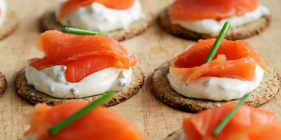 Salmon of all kinds -- fresh or smoked -- forms an important part of consumer Christmas menus.