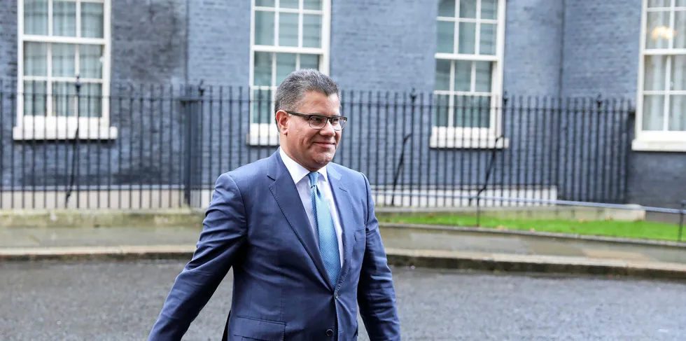 Britain's newly appointed Business Secretary and Minister for COP26 Alok Sharma leaves 10 Downing Street in central London on February 13, 2020.
