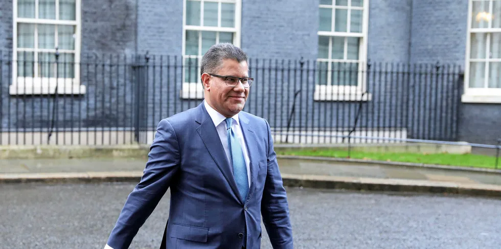 Britain's energy secretary Alok Sharma.