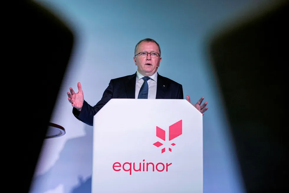 Strategy: Equinor chief executive Eldar Saetre