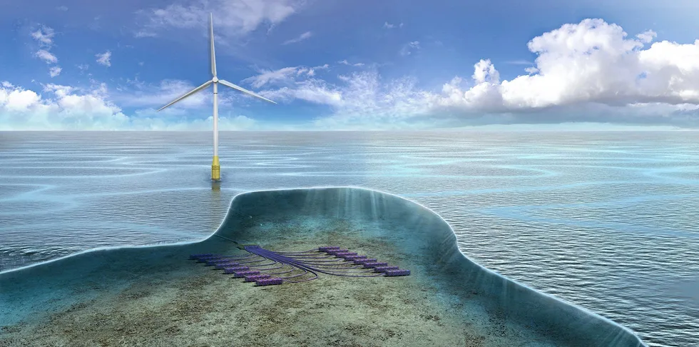 A rendering of the Deep Purple concept