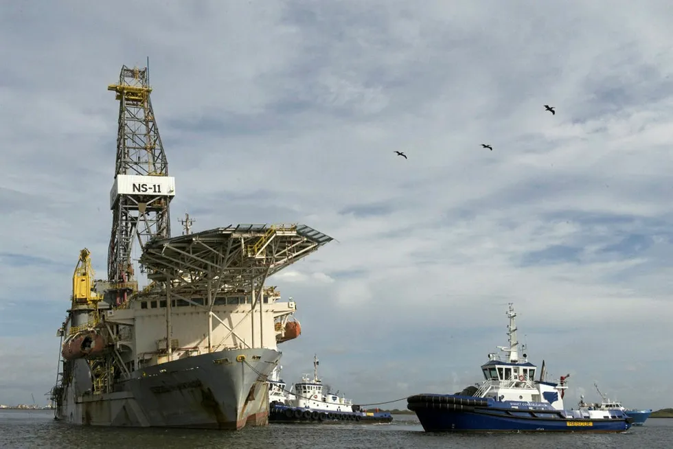 Paragon refloats drillship in Corpus Christi