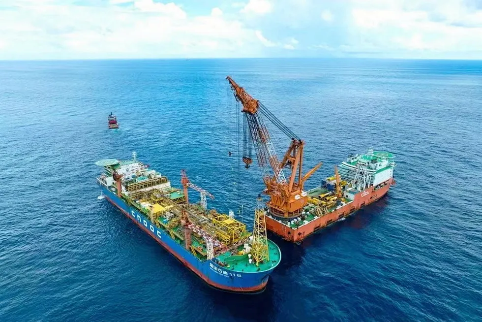 New modules: the Hai Yang Shi You 118’s production capacity has been more than doubled