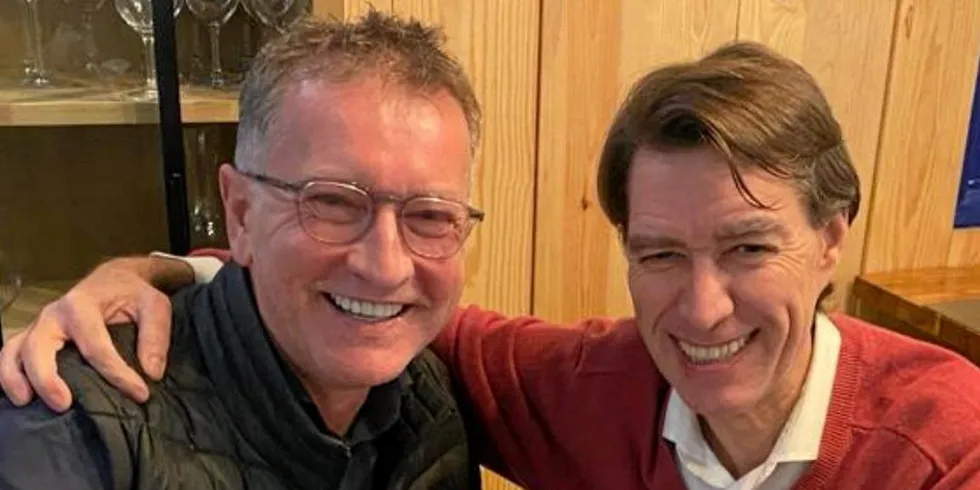 Maris Seafoods Managing Director Steven Tilston (left, pictured with Nueva Pescanova executive Fernando Zaldivar) says the UK-based company has "a variety of clients already keen to see the Pescanova range."