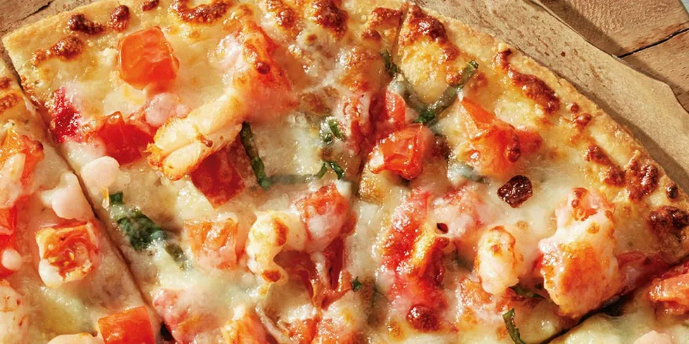 Red Lobster's Langostino Pizza.