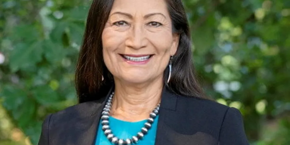 US Interior Secretary Deb Haaland.