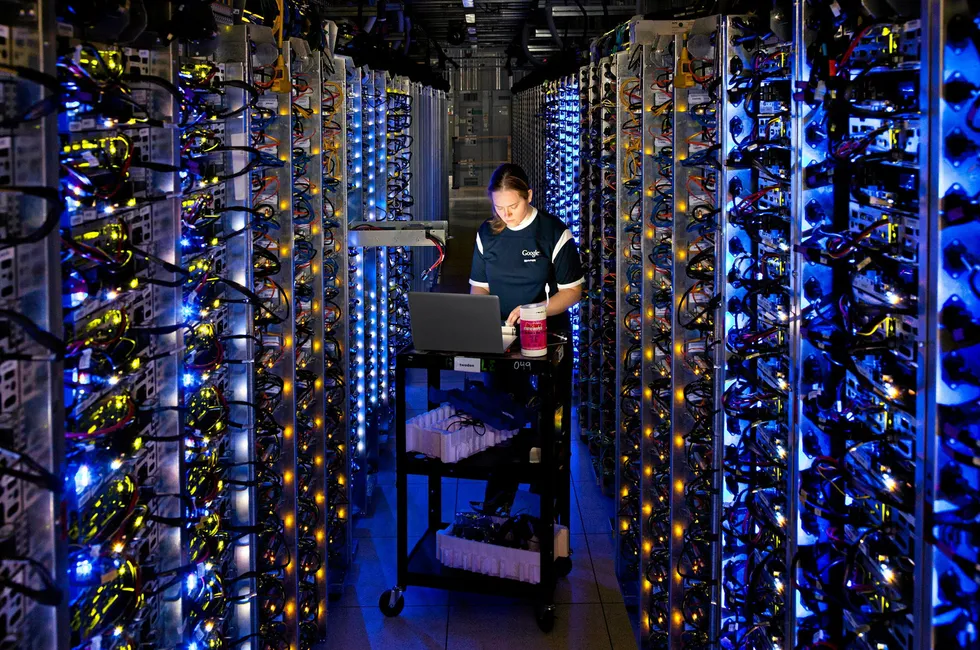 A Google data centre in The Dalles, Oregon.