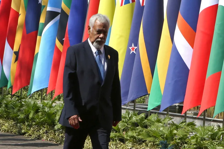 Forward progress: Timor-Leste’s Prime Minister Xanana Gusmao last month in Bali, Indonesia.