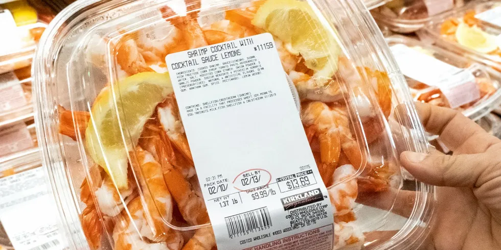 Consumers have not pounced on deals for items like shrimp at US retail, according to industry analysts.
