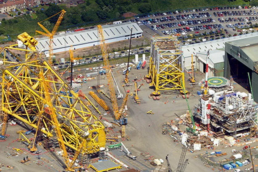 New owner: the Methil yard in Fife