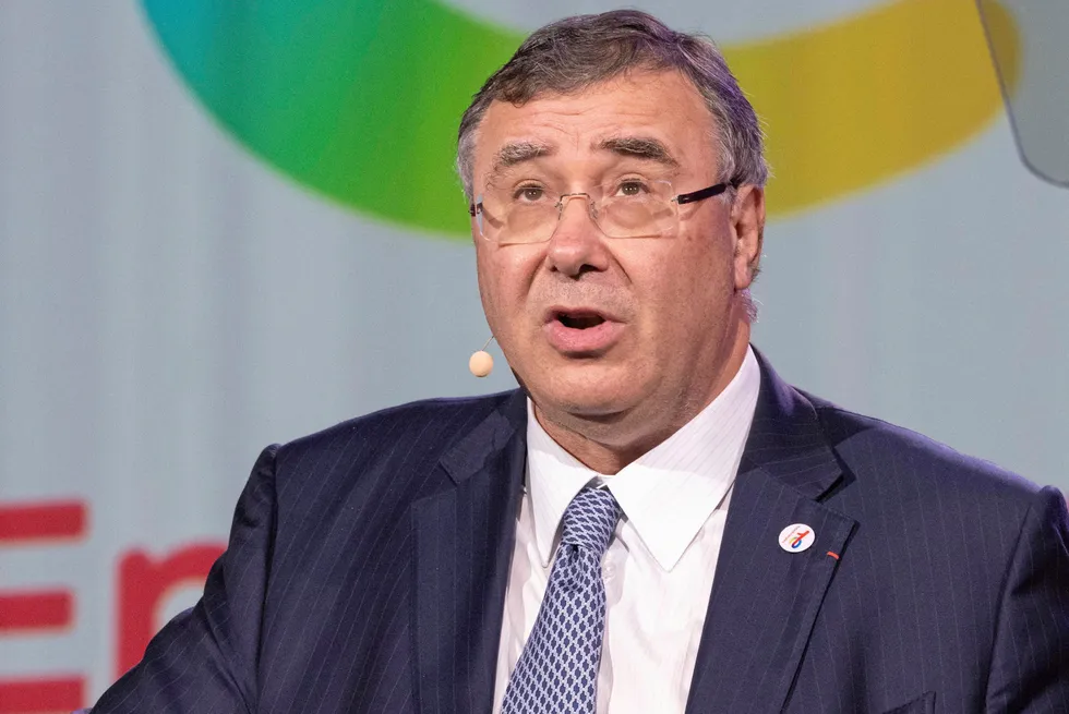 Patrick Pouyanne, the chief executive of TotalEnergies.
