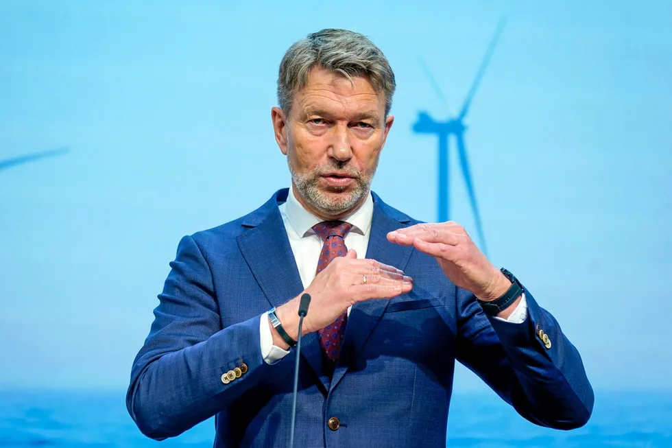 Overview: Norwegian Minister of Petroleum & Energy Terje Aasland.