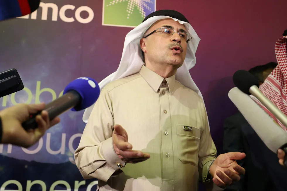 Fresh delays: Saudi Aramco chief executive Amin Nasser.