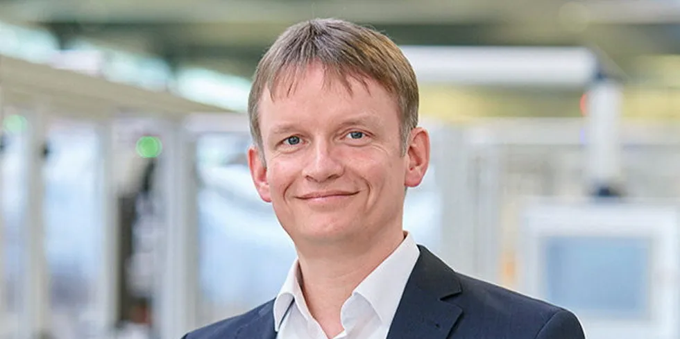 Meyer Burger CEO Gunter Erfurt. The company is looking across the Atlantic.