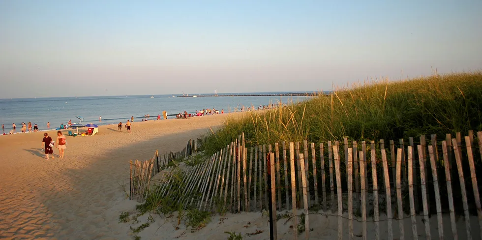 Bay State says its project won't be visible from mainland beaches in Massachusetts.