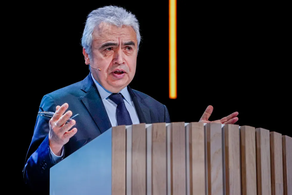 Forecast: International Energy Agency executive director Fatih Birol