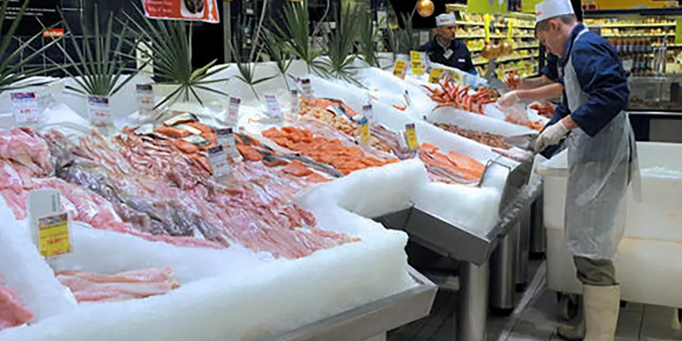 The French value expertise and advice offered by in store fishmongers.