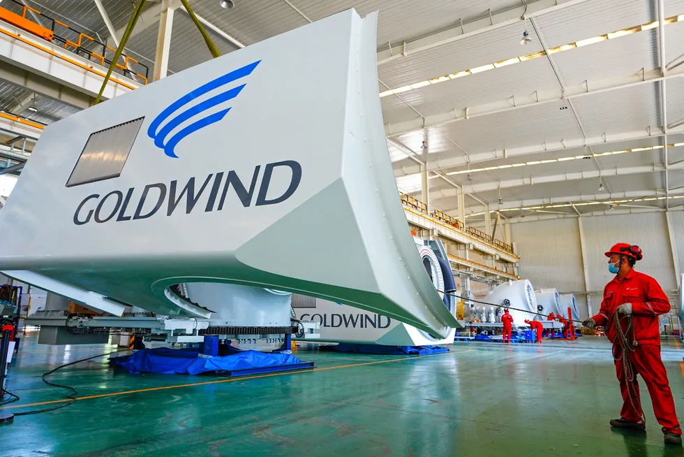 Goldwind is among the Chinese OEMs on the march globally.
