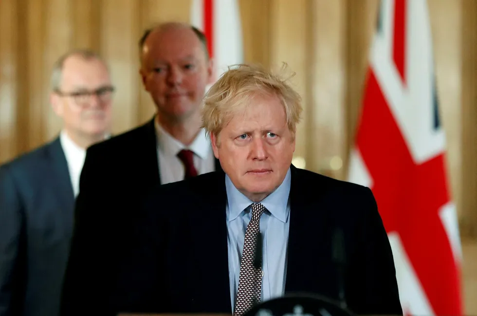 Intensive care: UK Prime Minister Boris Johnson