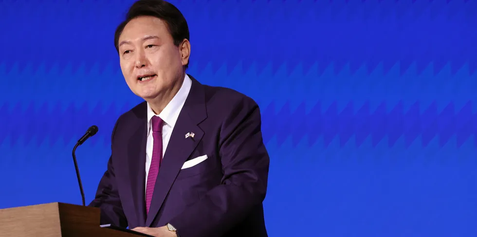 South Korean President Yoon Suk-Yeol.