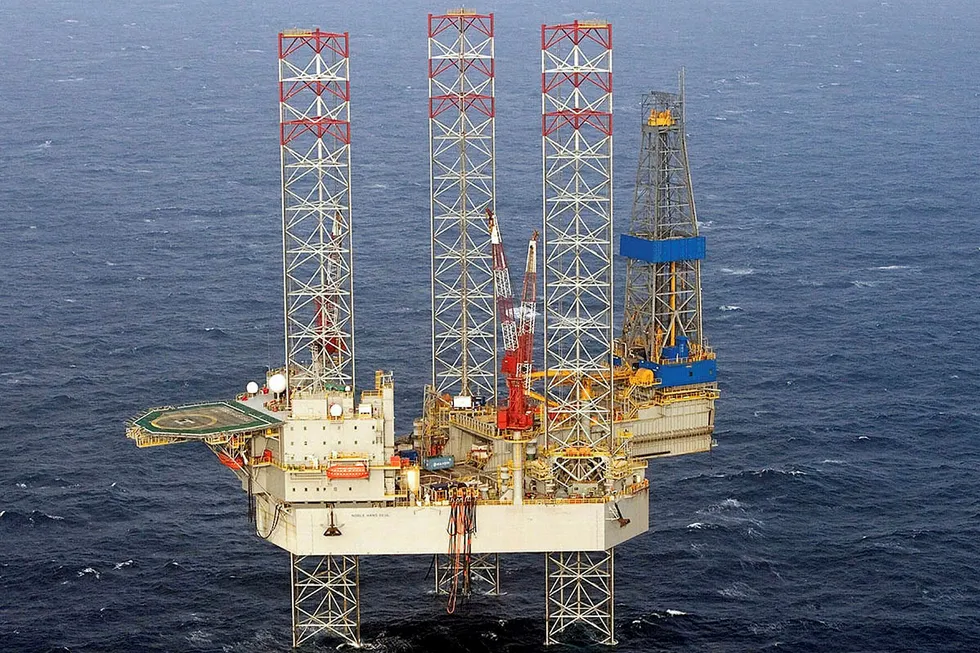 Noble Hans Deul: drilling ahead