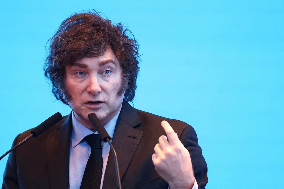Argentina's President Javier Milei.