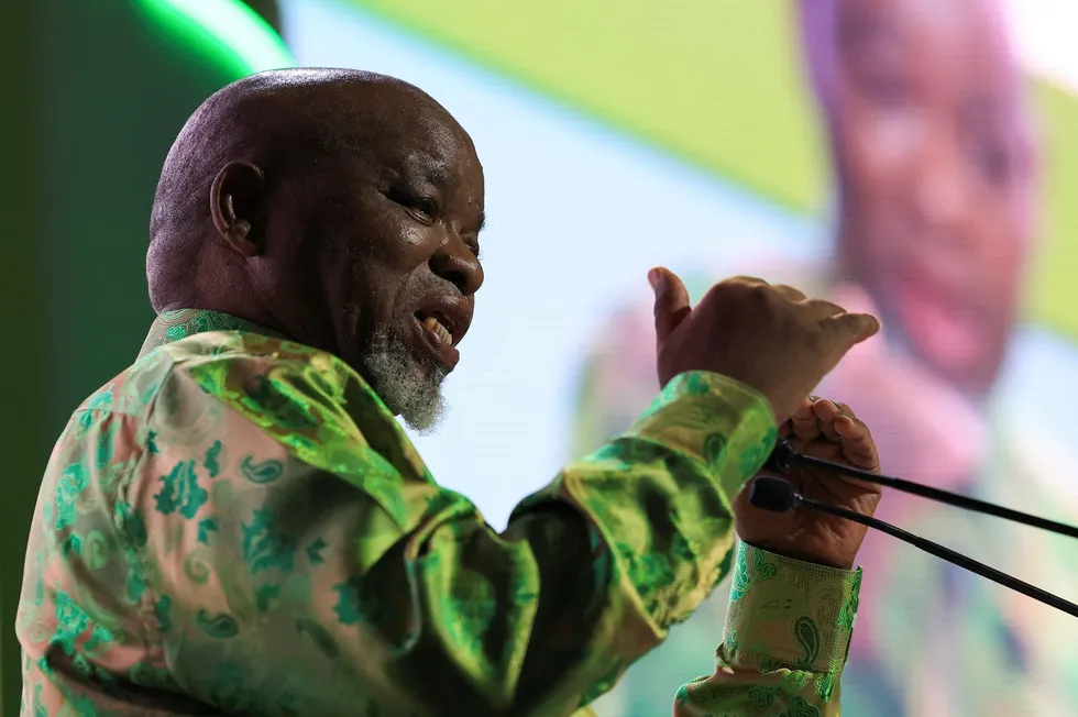 Gwede Mantashe, South African Minister of Mines & Petroleum.