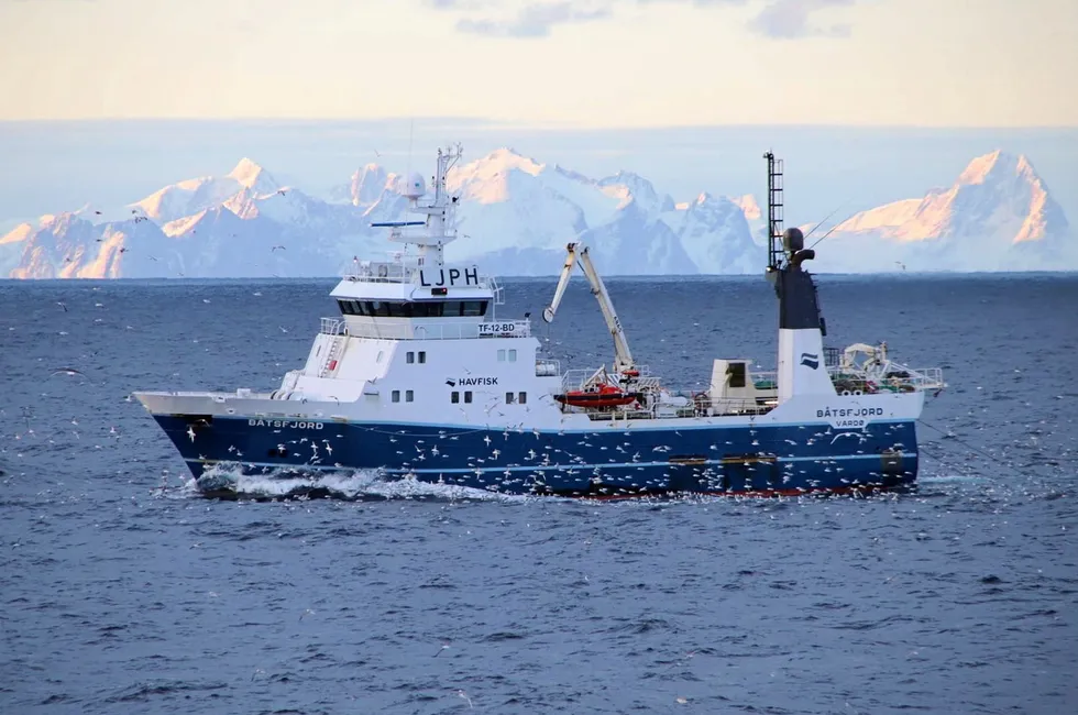 The trawler "Batsfjord" is owned by Leroy Havfisk.