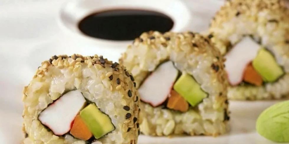 Fuji Food Products California sushi roll.