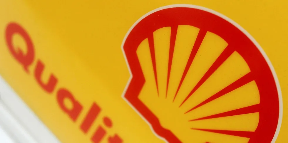 A Shell logo.