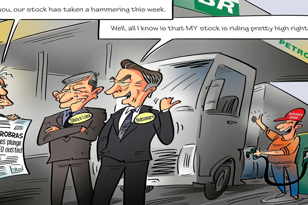 Marching orders: Petrobras is set for a new man at the wheel after President Jair Bolsonaro chose ex-Army general Joaquim Silva e Luna to replace Roberto Castello Branco as truck drivers threaten strikes over fuel price rises.