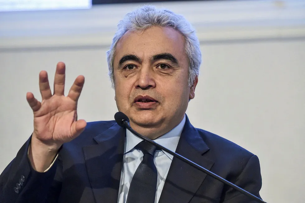 Forecast: International Energy Agency executive director Fatih Birol