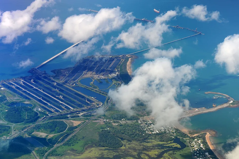 Greener future: the giant Dalrymple coal loading terminal could become a hub for the export of green hydrogen from Queensland