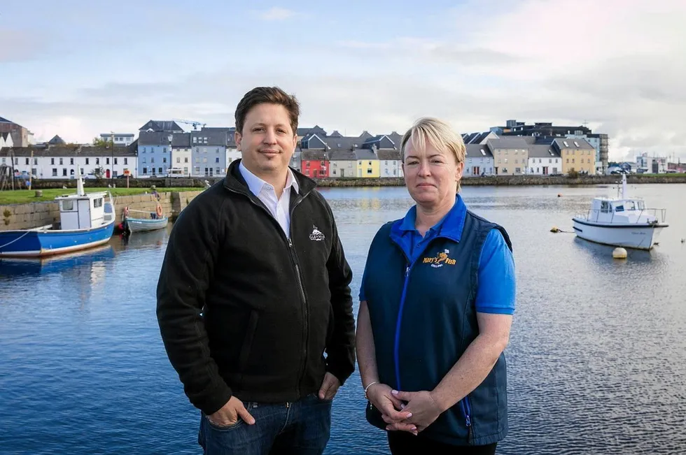 “This deal represents an important step in Glenmar’s growth, allowing us to build a stronger presence in the West of Ireland," said Glenmar CEO Juan Blanes (left), pictured with Mary Kilcommins, founder of Chef's Choice Fish Co.