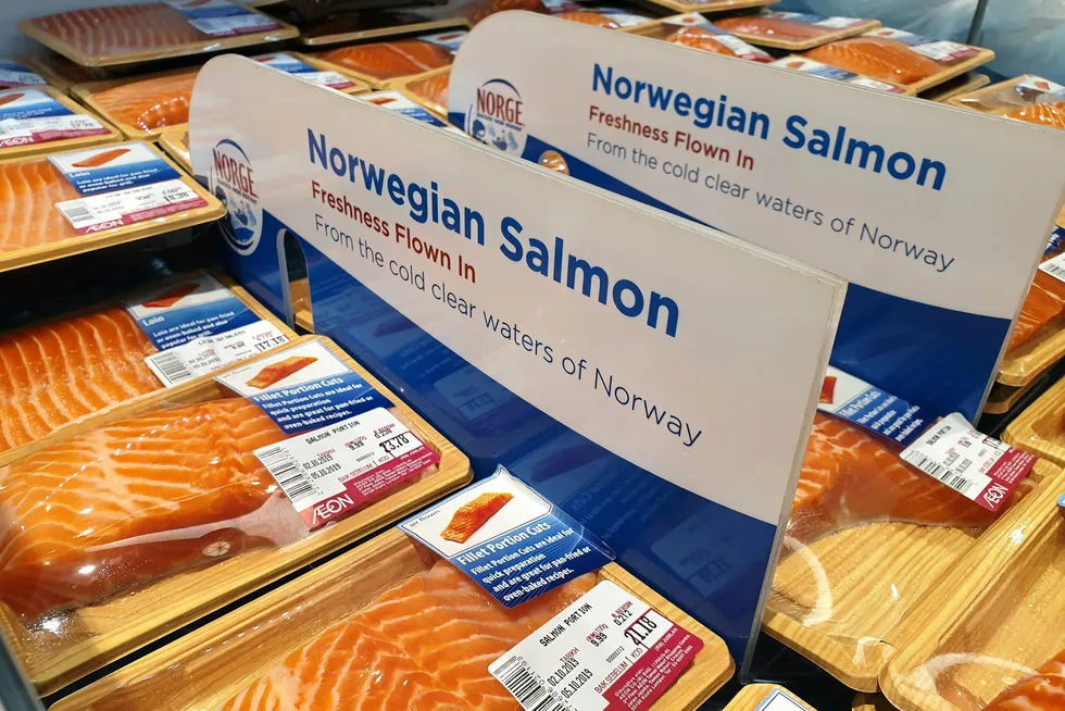 Brisk Easter demand is helping lift wholesale prices for Norwegian salmon.