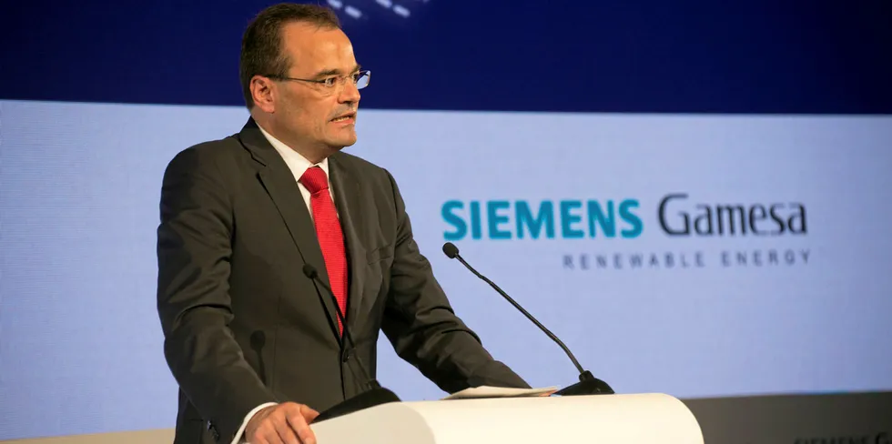 Siemens Gamesa CEO Markus Tacke.
