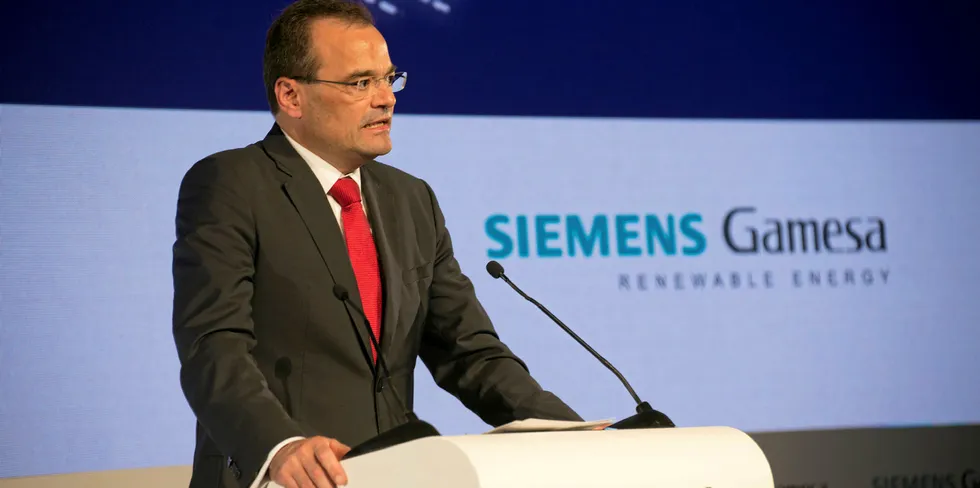 Siemens Gamesa CEO Markus Tacke.