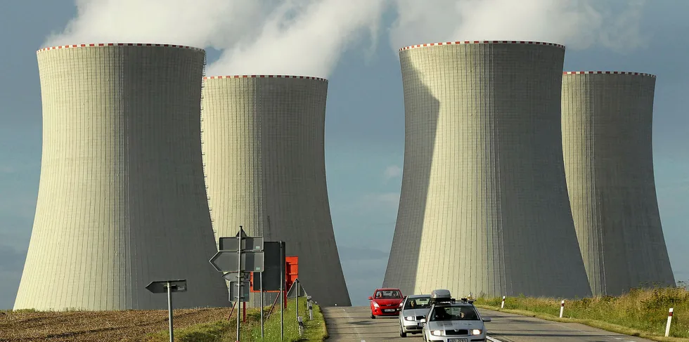 A nuclear power plant in the Czech Republic.
