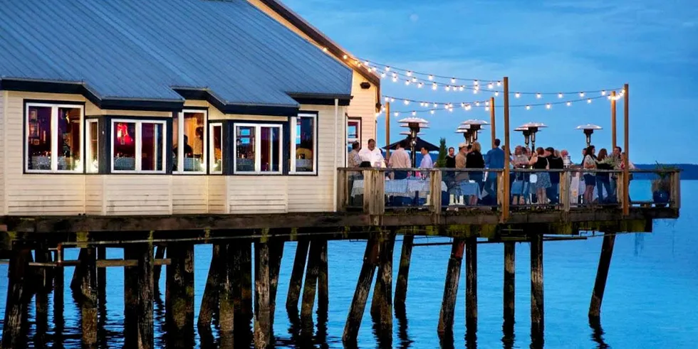 Duke's Seafood in Tacoma, Washington, has been seeing more business as more state residents are fully vaccinated.