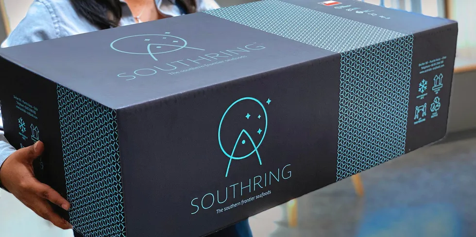 The brand -- Southring, the Southern Frontier Seafoods -- was unveiled on April 20 in Puerto Varas.