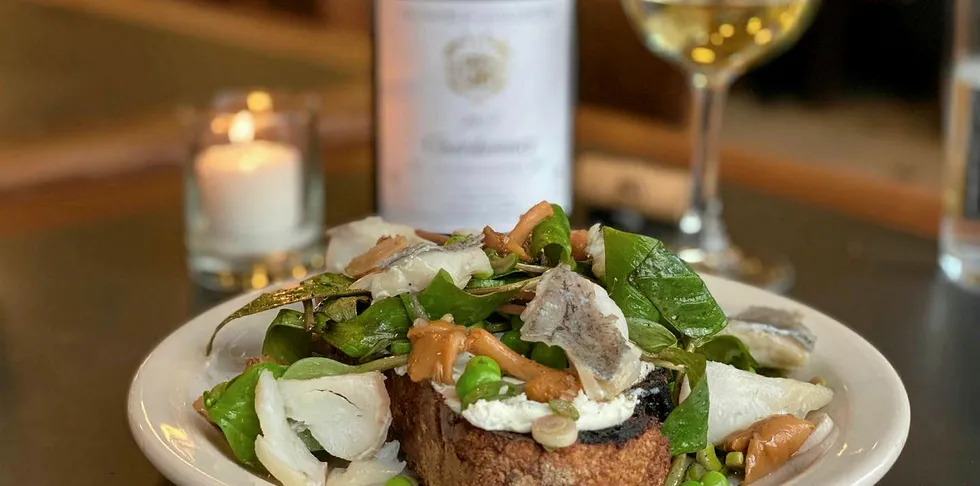 Seattle's Le Pichet featuring new recipes for Alaska pollock as part of GAPP's Wild Alaska Pollock Week.